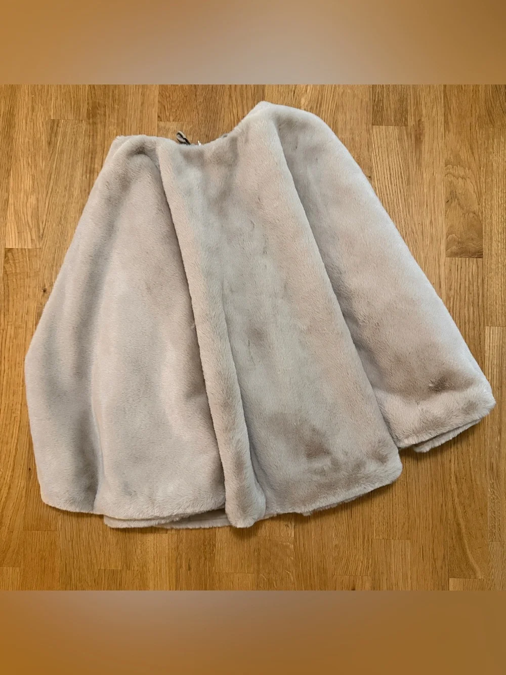 West Elm Tan Faux Christmas Tree Skirt NEW